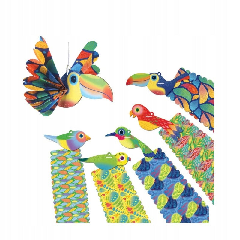 Origami rinkinys Exotic Birds