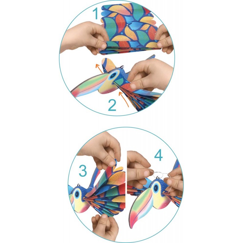 Origami rinkinys Exotic Birds