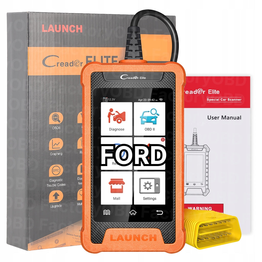 CREADER ELITE FORD LINCOLN MAZDA DIAGNOSTIC TESTER OBD2 FULL SYSTEM PL