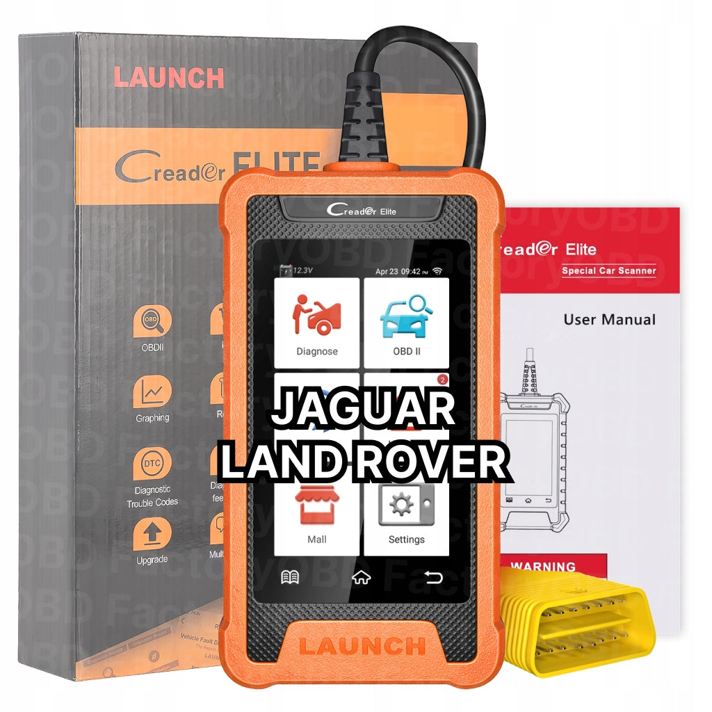 CREADER ELITE JAGUAR LAND ROVER DIAGNOSTIC TESTER OBD2 FULL SYSTEM POLISH