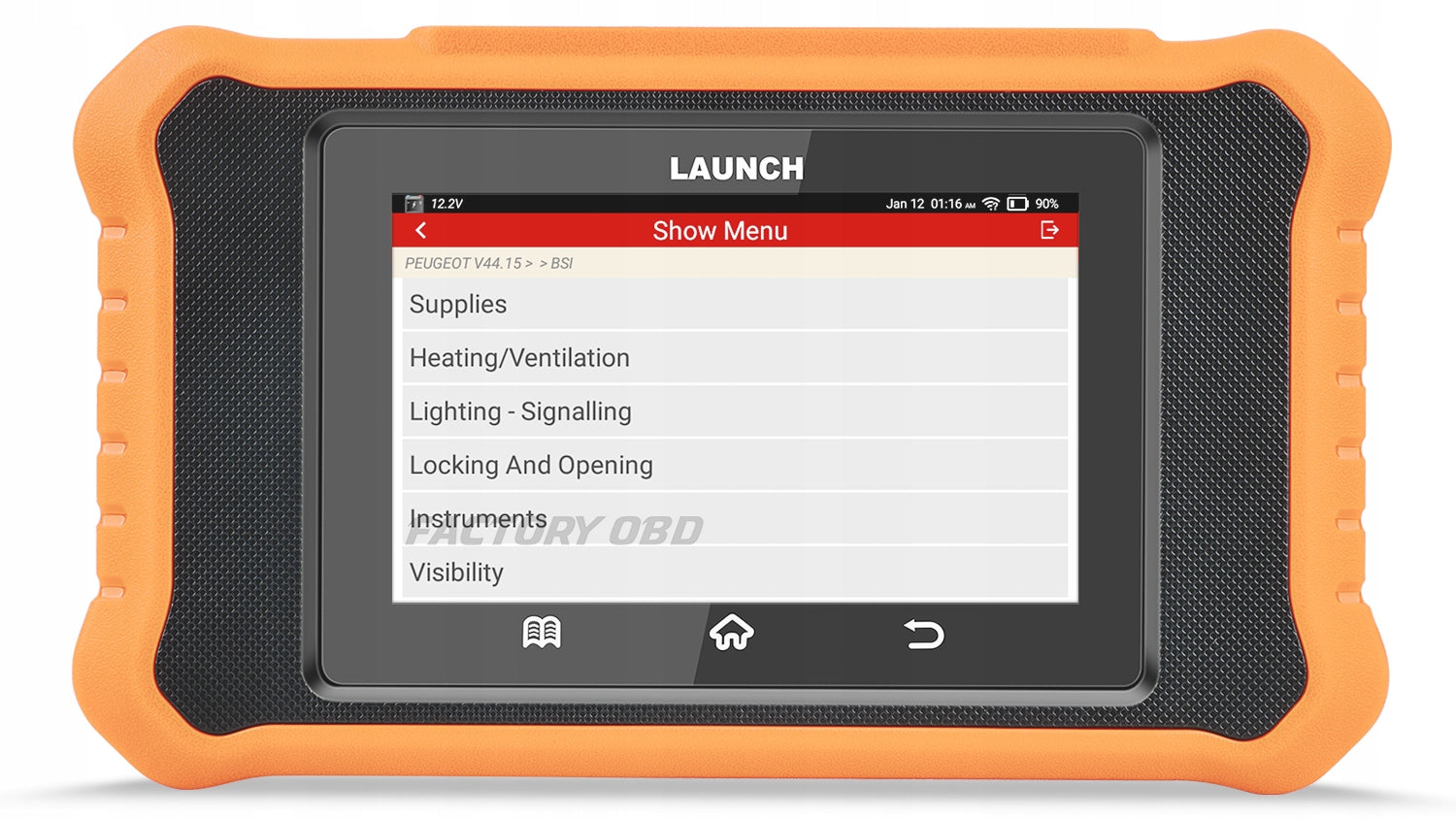 CREADER ELITE V3 CITROEN PEUGEOT LAUNCH DIAGNOSTIC INTERFACE OBD2 Manufacturer code 29886-CREV3PC