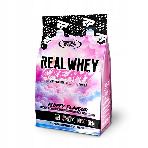 CREAMY Protein Real Pharm Whey Creamy 700g Whey/butterfly cookie Expiration date at least 1 year from the date of purchase