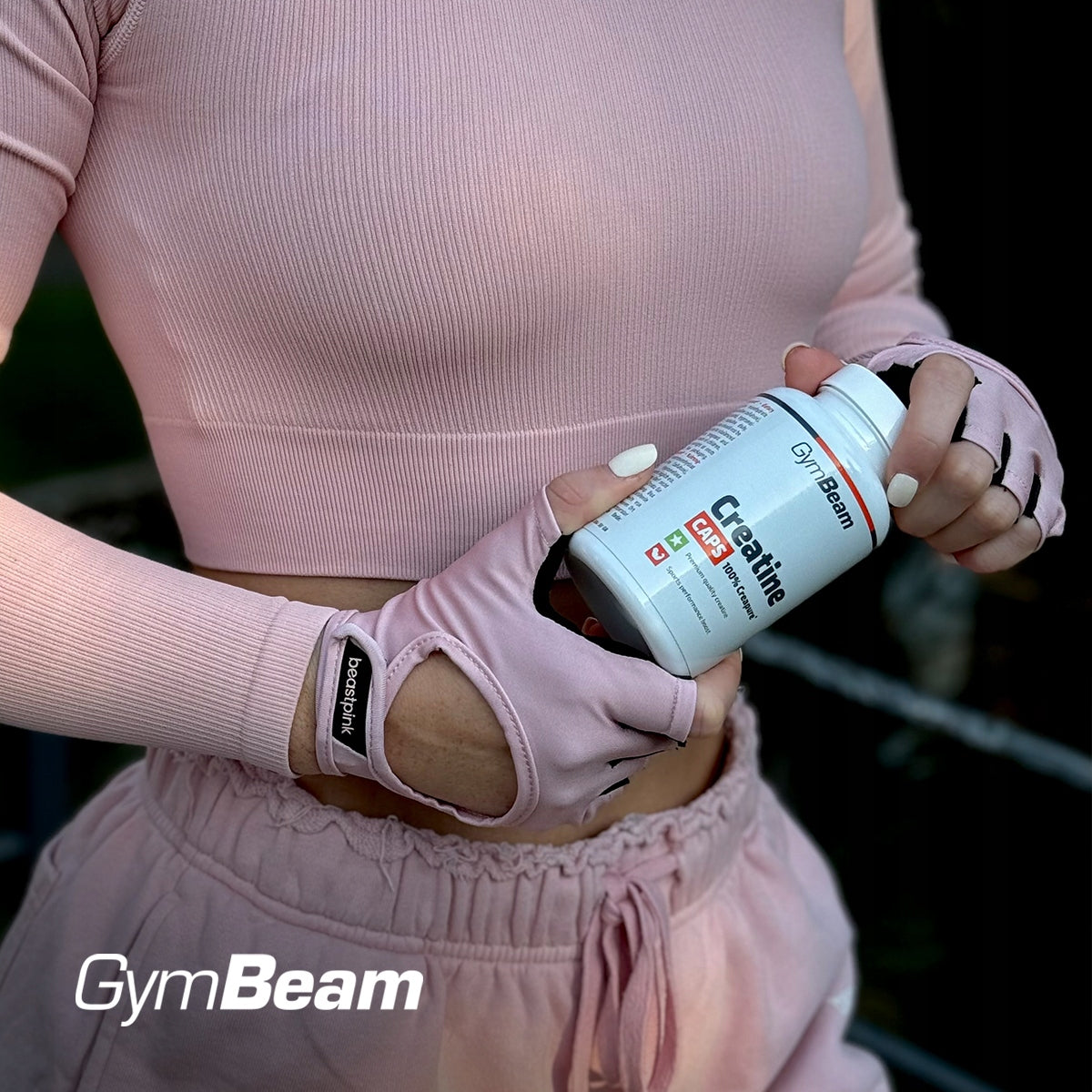 CREATINE 100% CREAPURE FOR STRENGTH CAPACITY AND PUMP - GymBeam 120 kaps Manufacturer code Kreatyna GymBeam Creatine krystalicznie czyst