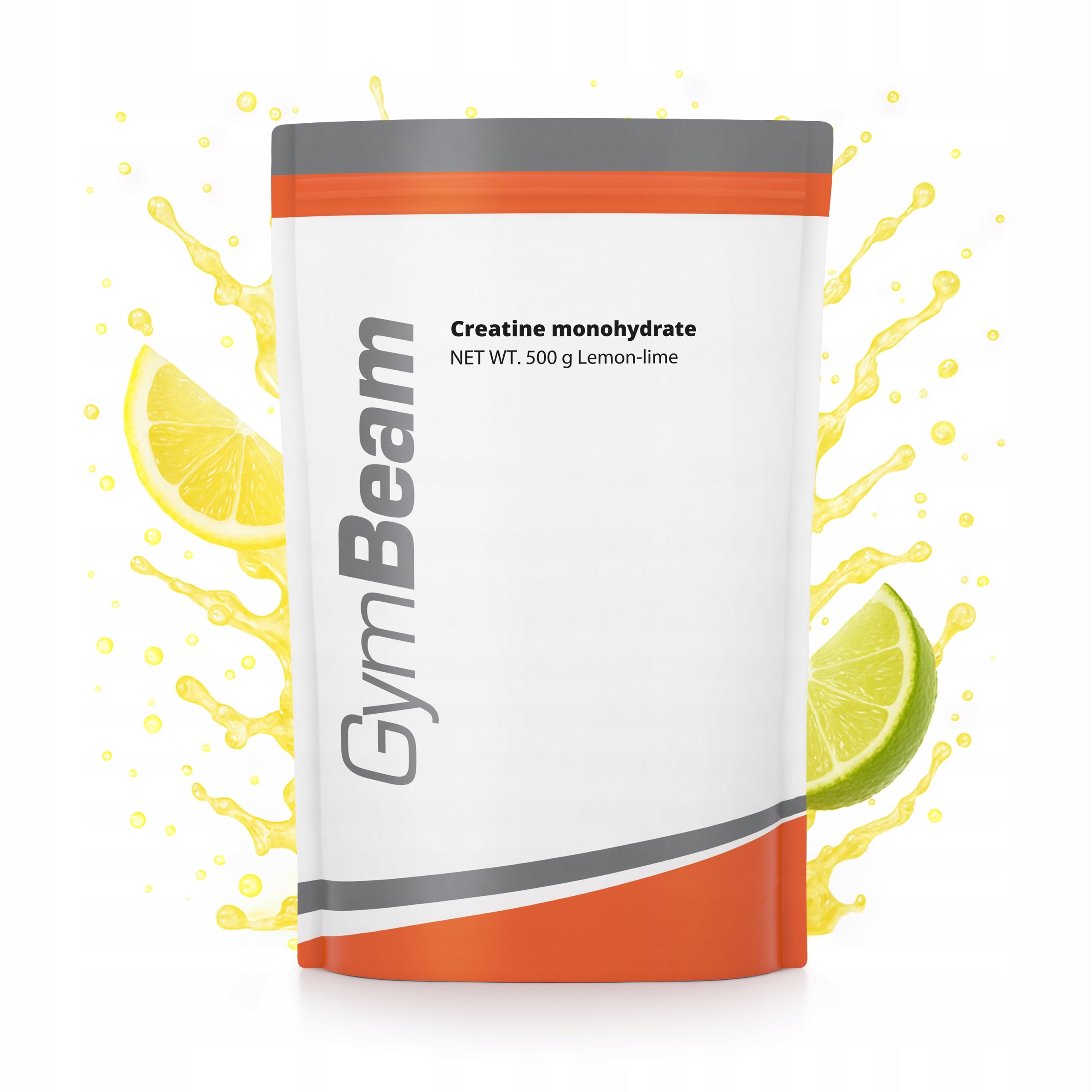 CREATINE 100% MONOHYDRATE STRENGTH MASS PUMP CAPACITY GymBeam 750g lime