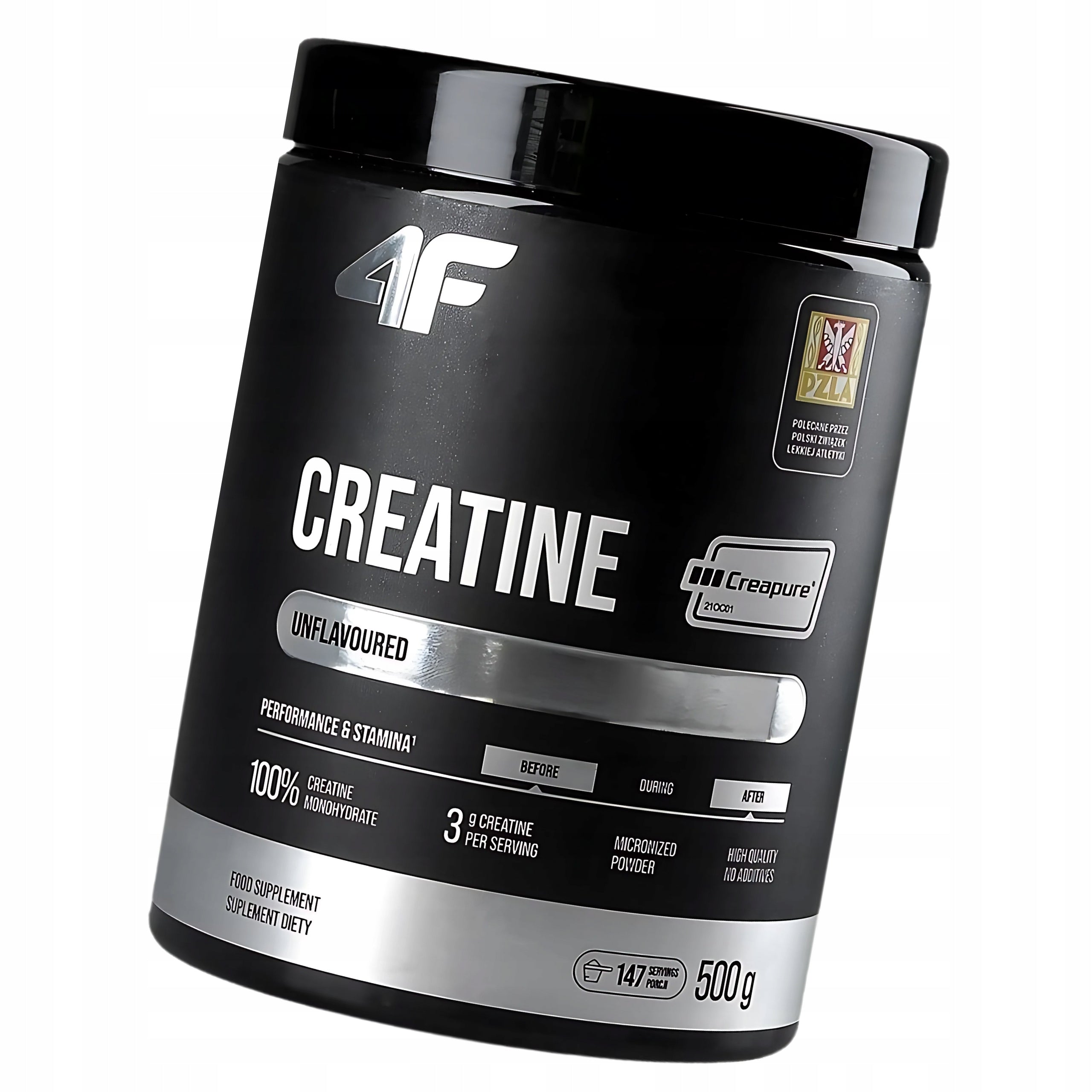 CREATINE 4F MONOHYDRATE CREAPURE MONO CREATINE 4F STRENGTH PUMP ENERGY 500g