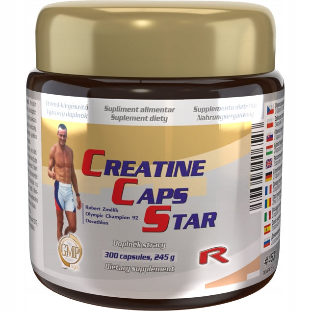 CREATINE CAPS STAR 300 kaps.- Starlife - creatine strengthens and protects muscles