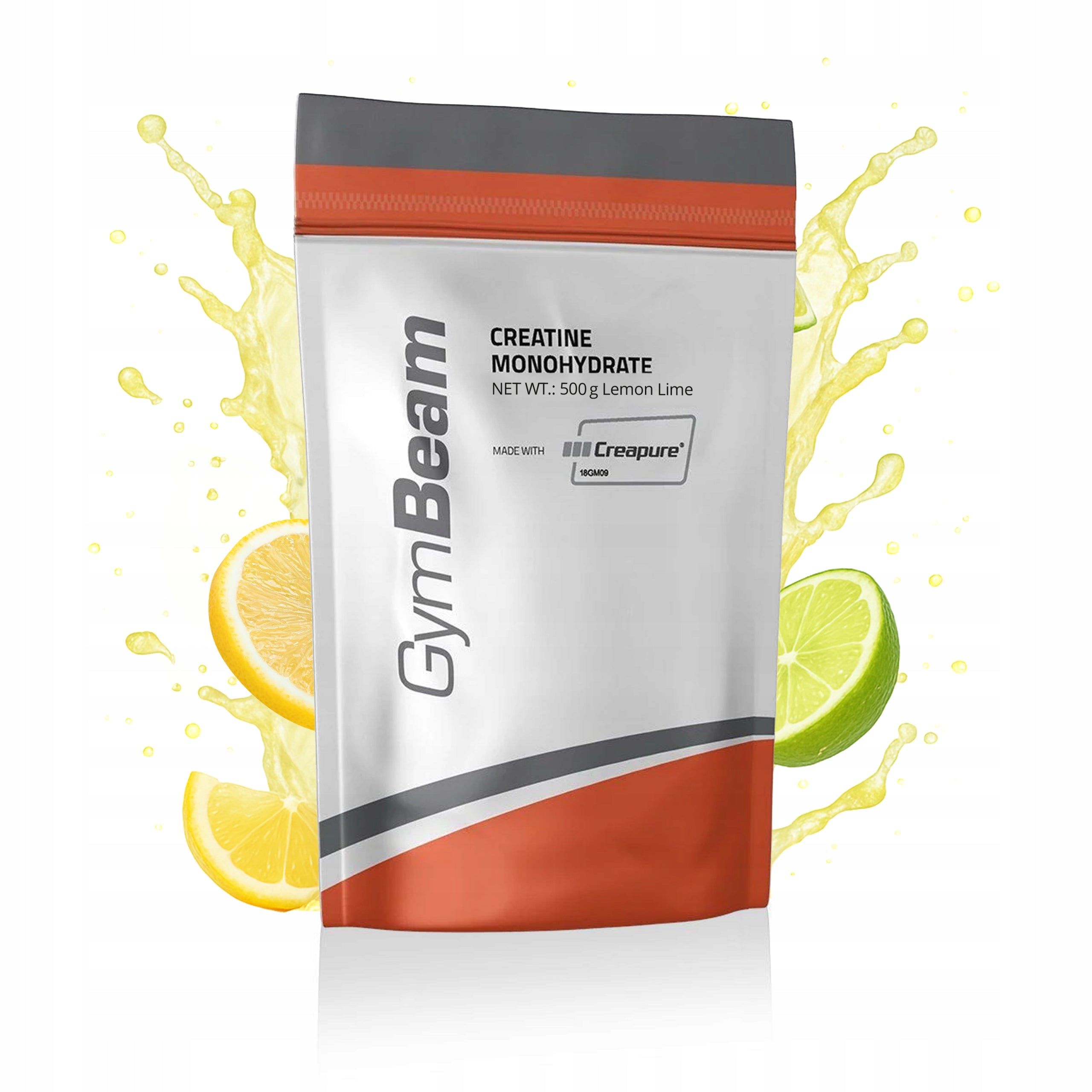 CREATINE CREAPURE MICRONIZED MONOHYDRATE YIELD GymBeam 500g lemon