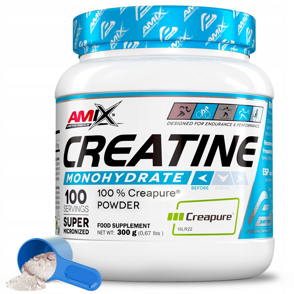 CREATINE CREAPURE - Purest monohydrate powder - 100% pure, natural
