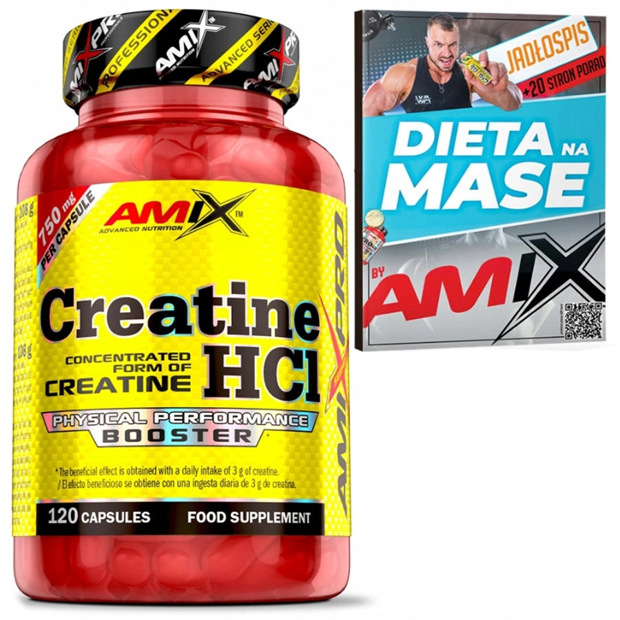 CREATINE HCL HYDROCHLORIDE Amix - Strongest - sculpture, strength, dry matter Packaging status original