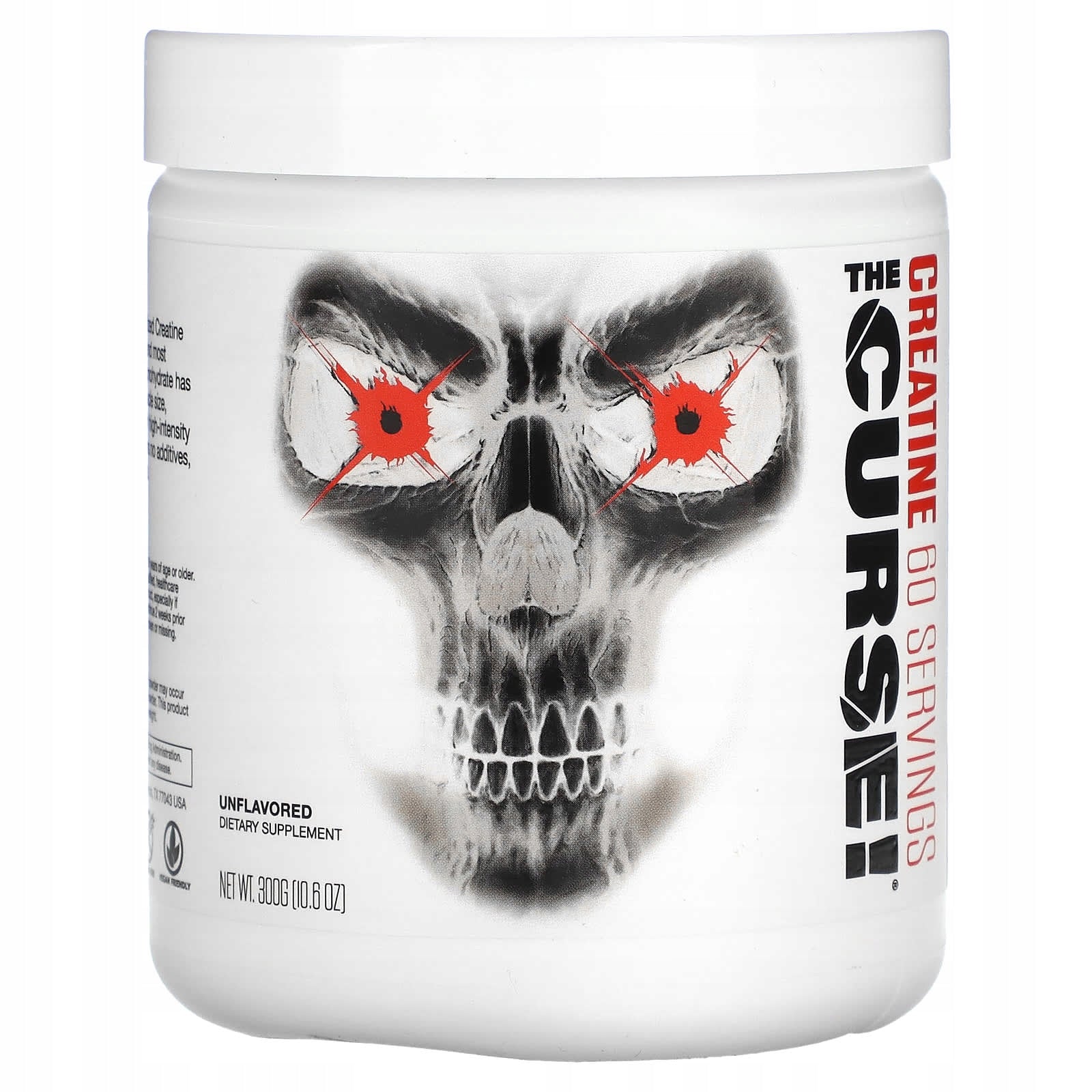CREATINE - JNX SPORTS THE CURSE! 300G | STRENGTH | TASTELESS | ENDURANCE Expiration date not specified