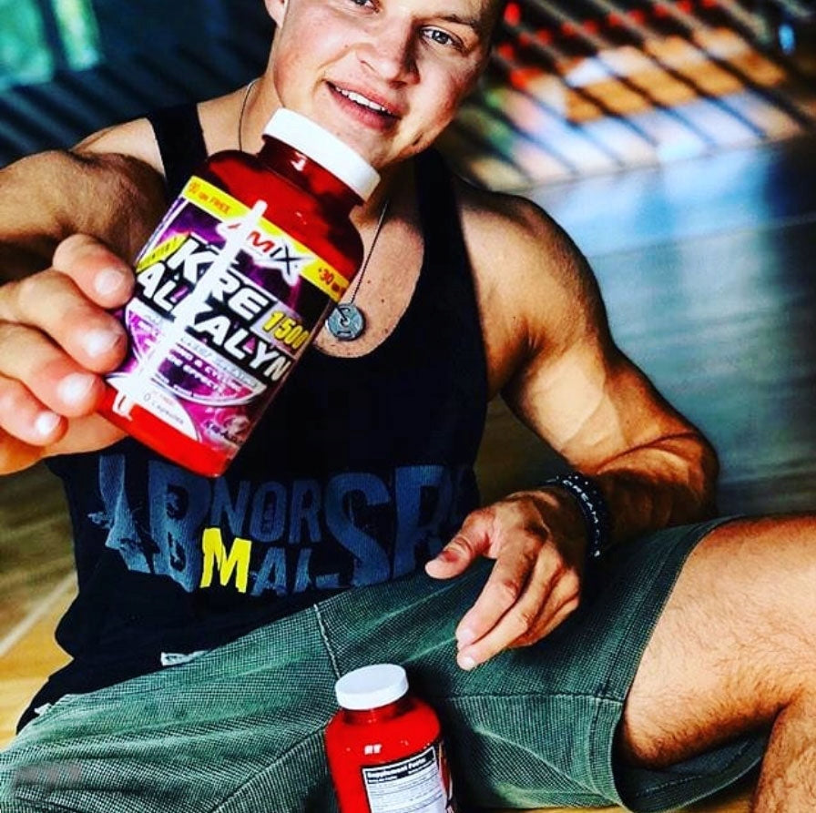 CREATINE KREALKALYN BUFFERED CERTIFIED! Amix for muscle mass +Diet Expiration date at least 1 year from the date of purchase