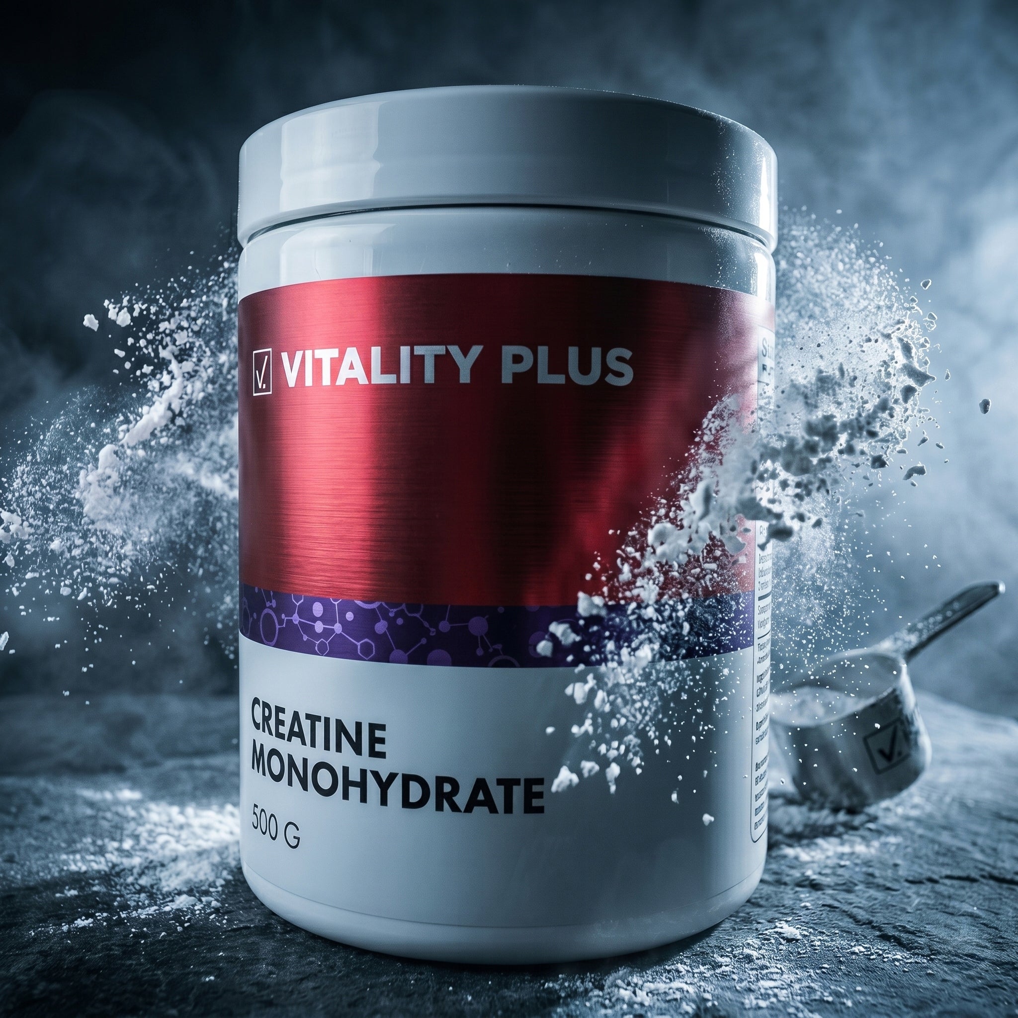 CREATINE MONOHYDRATE 500 G - Creatine Monohydrate Pure Natural - 5000 mg Packaging status original