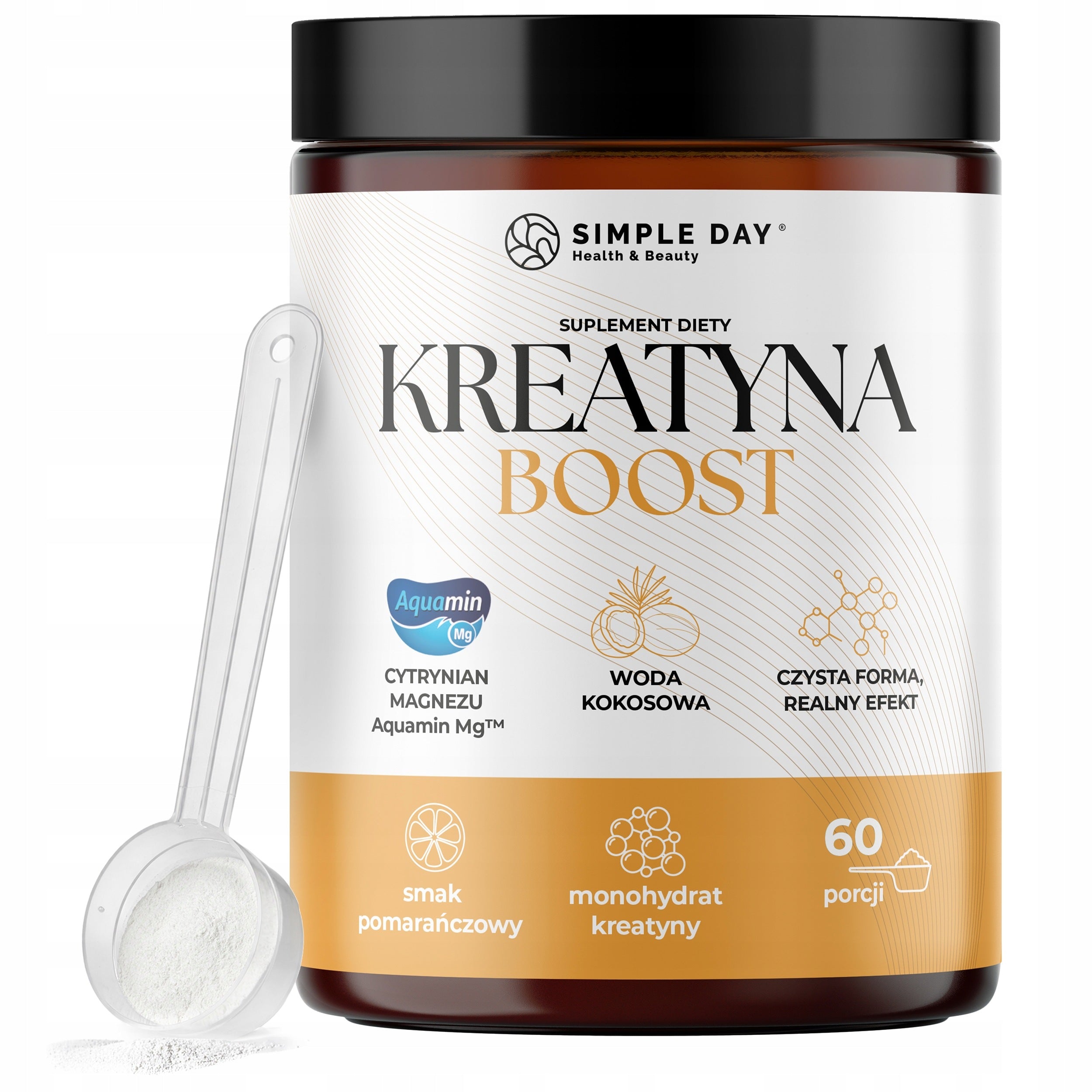 CREATINE MONOHYDRATE CREATINE 600g MAGNESIUM AQUAMIN - COCONUT WATER 60 SERVINGS