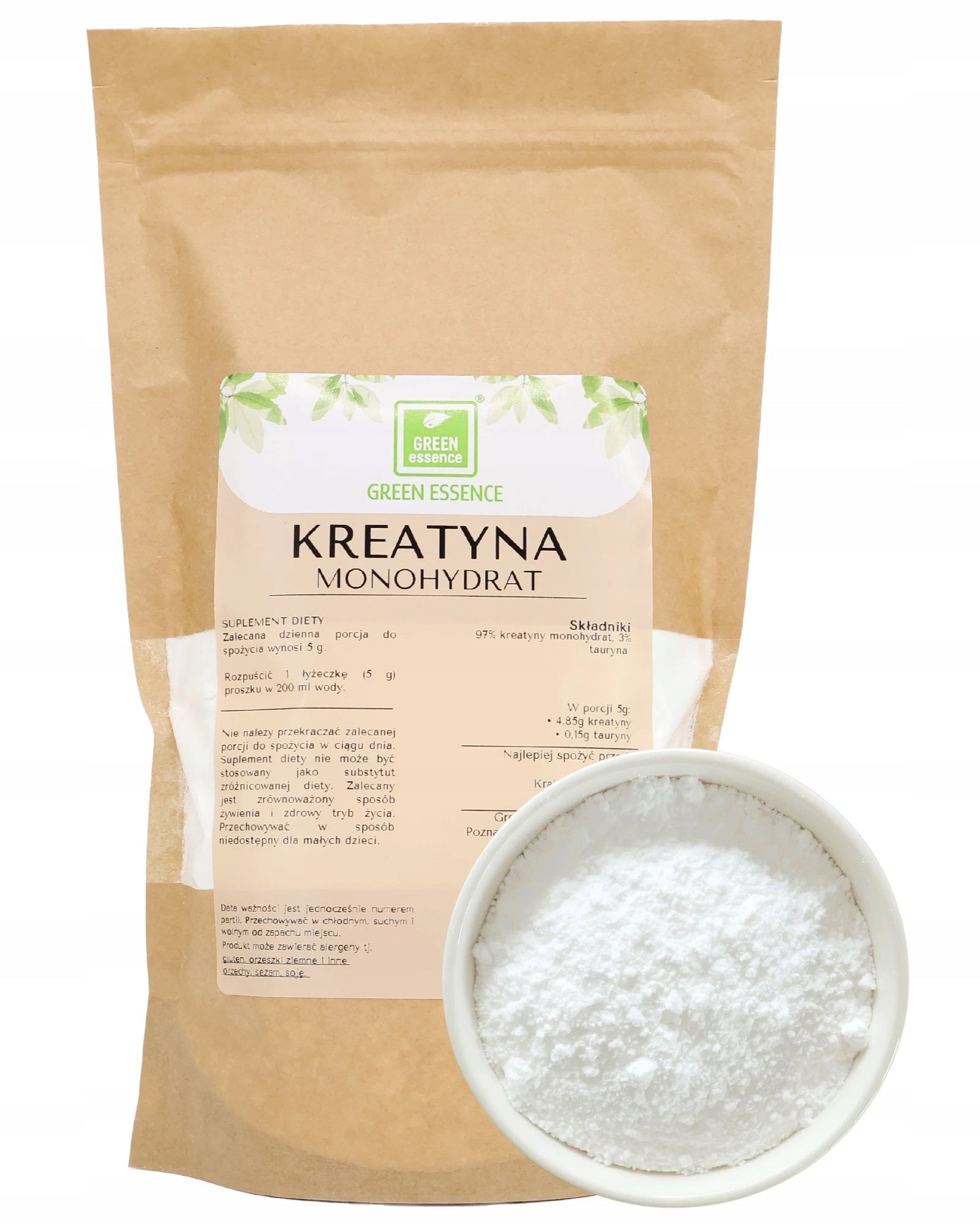 CREATINE MONOHYDRATE CREATINE with taurine monohydrate natural creatine 500 g Packaging status original