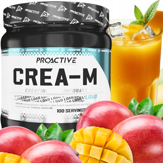 CREATINE MONOHYDRATE Creatine ProActive Crea-M LOAD MANGO 500g