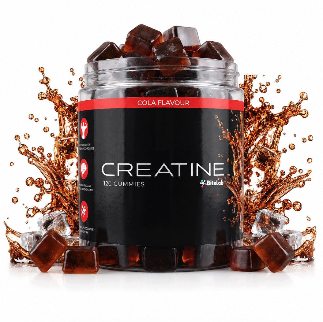 CREATINE MONOHYDRATE JELLY BEANS COLA 120 PCS BCAA TAURINE COLLAGEN B12 BETAINE