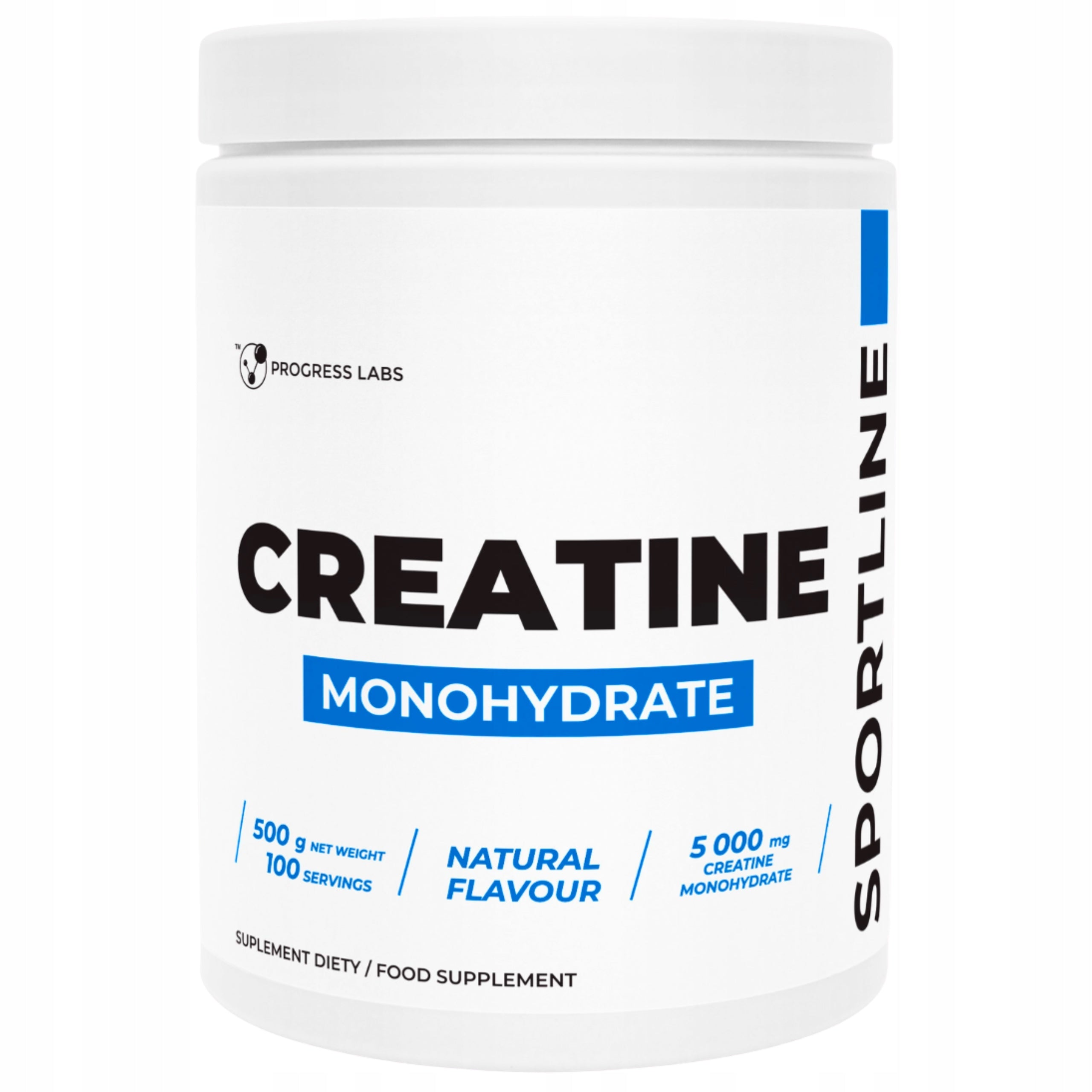 CREATINE MONOHYDRATE NATURAL 100 Servings Muscle Strength 500 g
