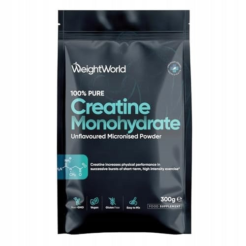 CREATINE MONOHYDRATE POWDER 300 G VEGAN MICRONIZED CREATINE IN Expiration date up to 2 weeks after the purchase date