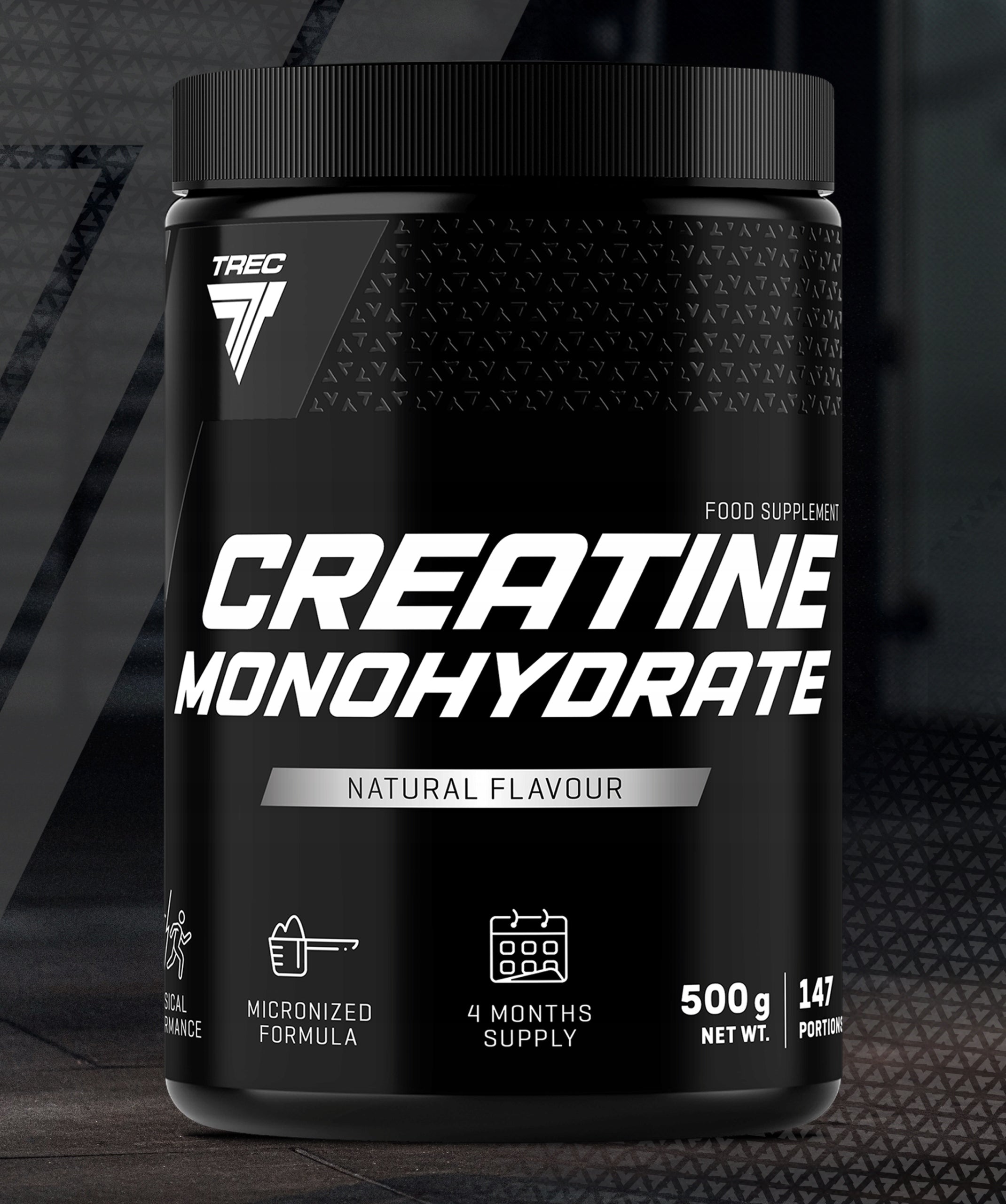 CREATINE MONOHYDRATE Trec Creatine Monohydrate 500 g 99,99% Natural 147 por Expiration date at least six months from the date of purchase