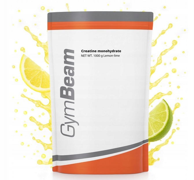 CREATINE MONOHYDRATE creatine Creatine STRENGTH POWER GymBeam 1kg LIME LEMON