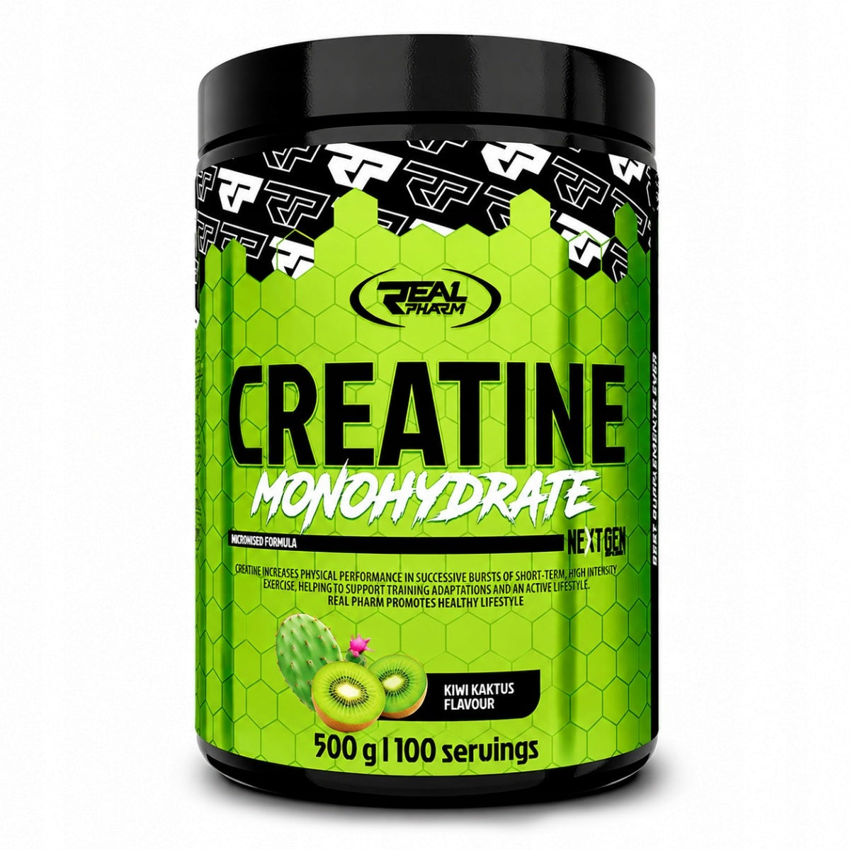 CREATINE MONOHYDRATE powder STRENGTH POWER REAL PHARM CREATINE 500g Kiwi Cactus Expiration date at least six months from the date of purchase