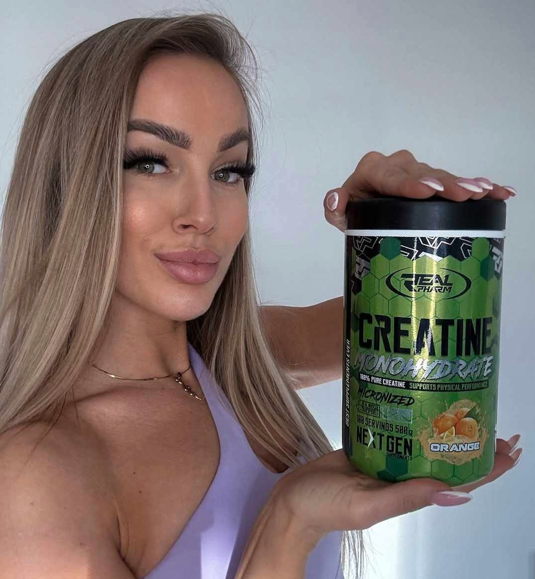 CREATINE MONOHYDRATE powder STRENGTH POWER REAL PHARM CREATINE Pineapple 500g Manufacturer code Real Pharm Creatine monohydrate