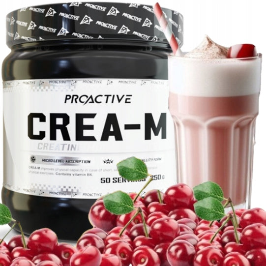 CREATINE MONOHYDRATE powder mono STRENGTH MASS cherry ProActive 250g
