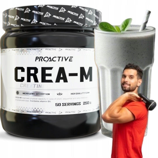 CREATINE MONOHYDRATE powder mono STRENGTH NATURAL MASS ProActive 250g