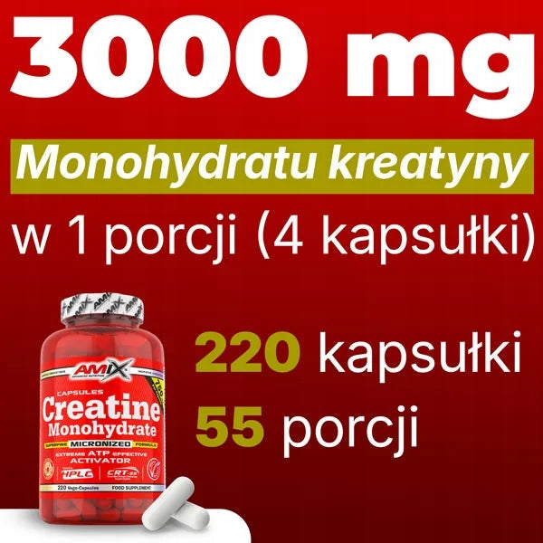 CREATINE TABLETS Strong! 70 servings creatine monohydrate Creatine Amix EAN (GTIN) 5905923232888