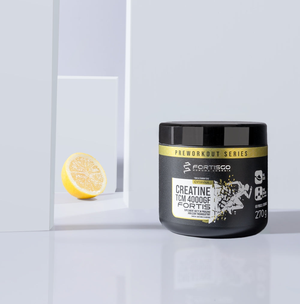 CREATINE TCM 4000GF FORTIS Lemon (270g) Expiration date at least six months from the date of purchase