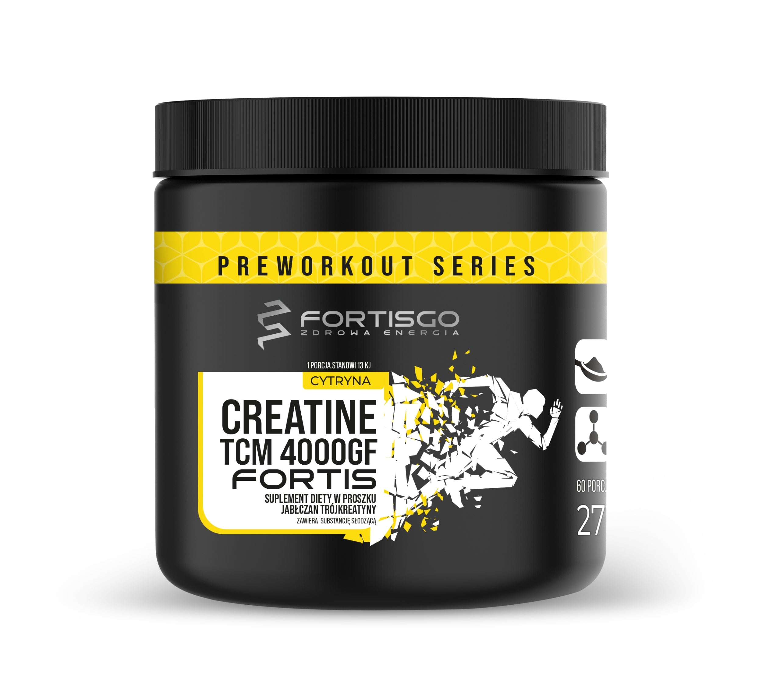 CREATINE TCM 4000GF FORTIS Lemon (270g)