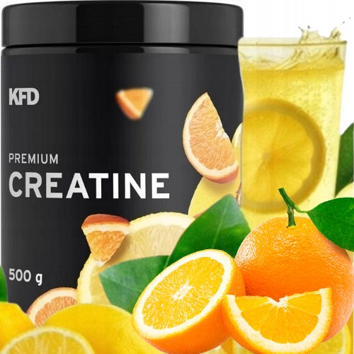 CREATINE creatine monohydrate POWER KFD Creatine 500g Orange Lemon