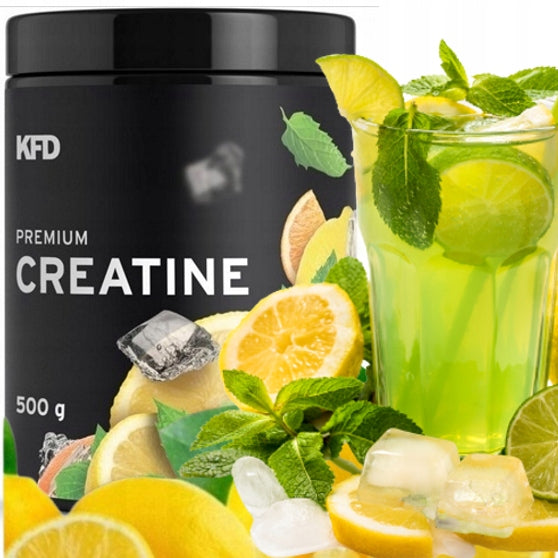 CREATINE creatine monohydrate STRENGTH KFD Creatine 500g Lemonade