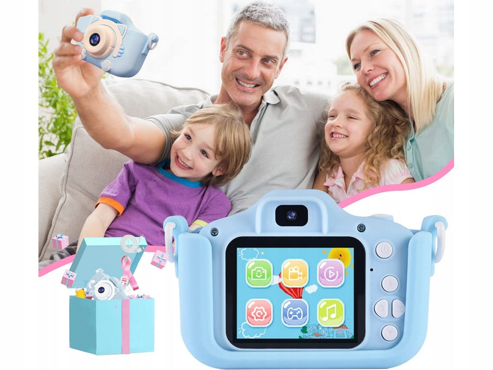 CREATIVE CAMERA FOR KIDS WITH 8GB CARD COLORFUL EASY OPERATION FOR GIFT Brand no brand