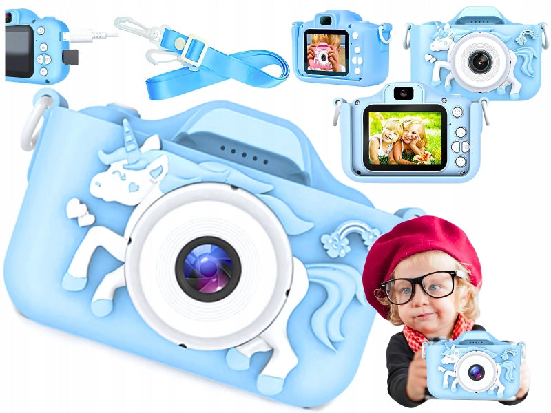 CREATIVE CAMERA FOR KIDS WITH 8GB CARD COLORFUL EASY OPERATION FOR GIFT