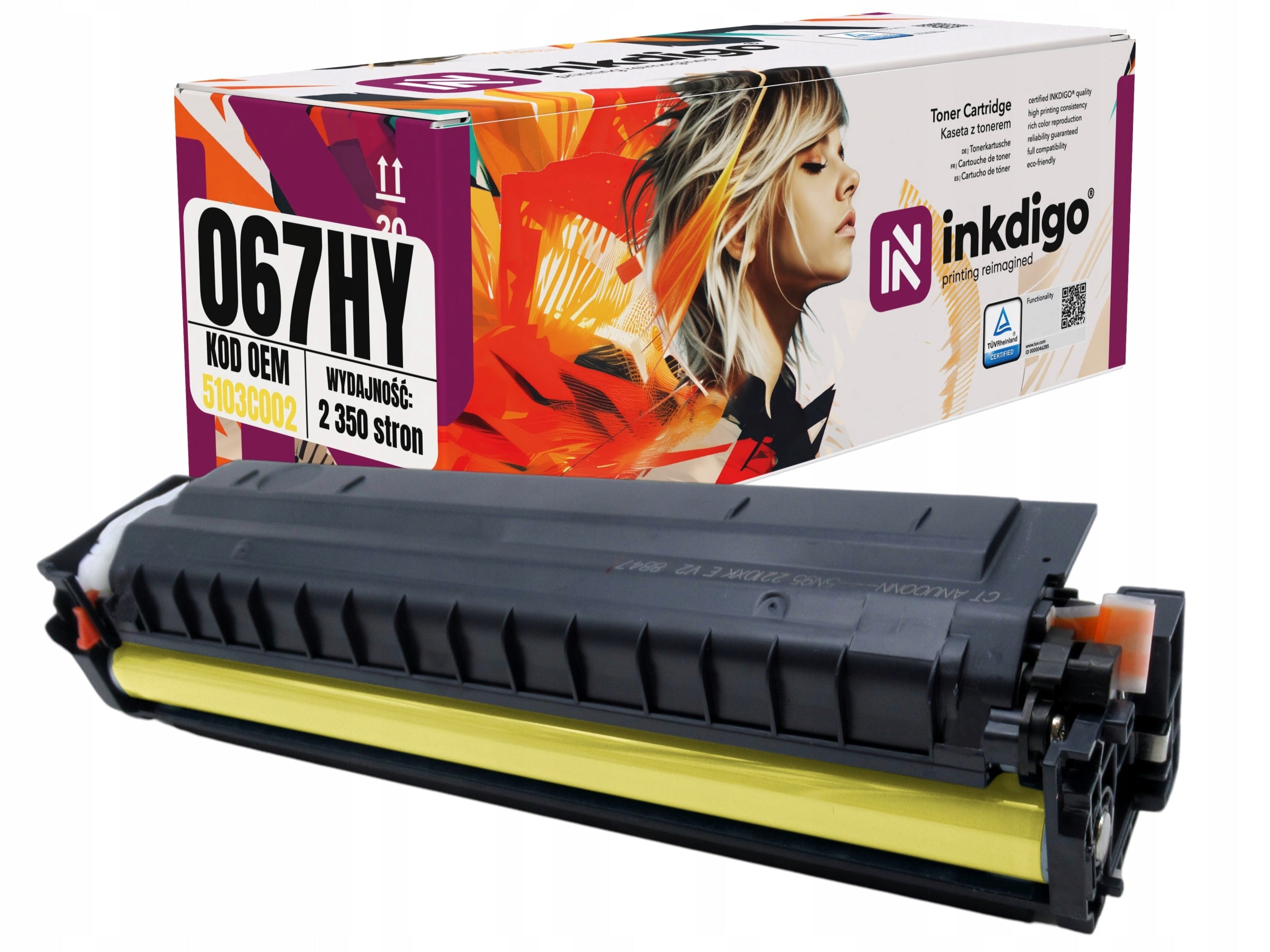 CRG-067HY Toner Cartridge for Canon MF657Cdw MF655Cw MF655Cdw MF651Cw