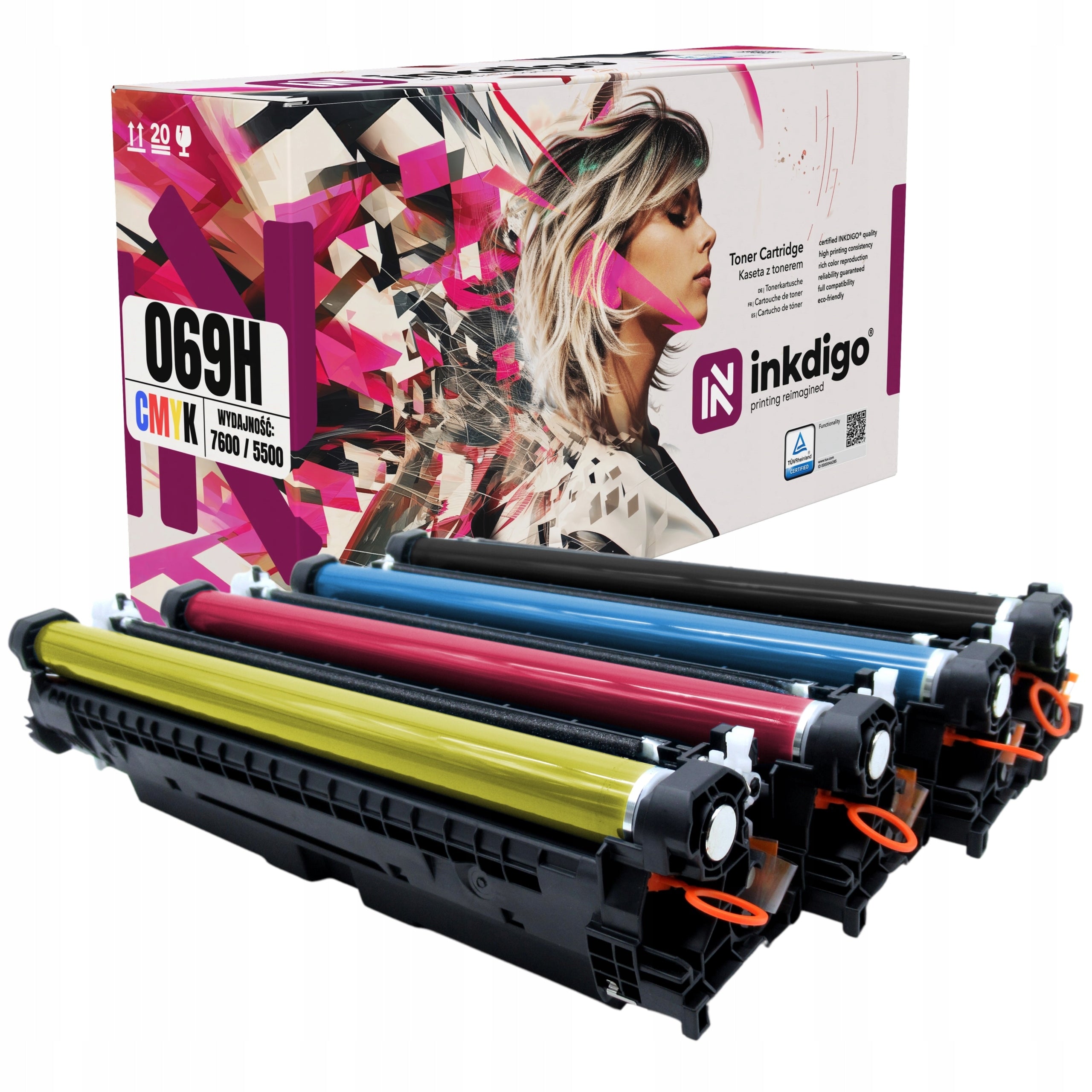 CRG 069 XL TONER for CANON i-SENSYS LBP-673Cdw MF-752Cdw MF-754Cdw 069H