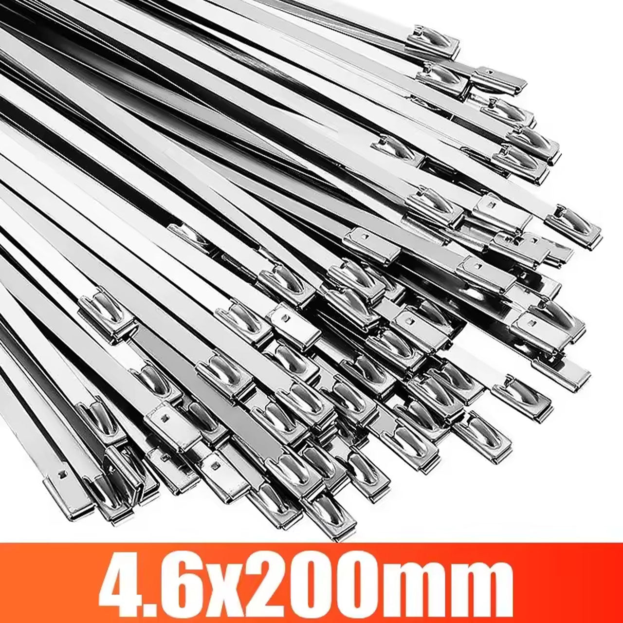 CRIMPER STEEL BANDS CUTTER 12MM 100 STAINLESS STEEL BANDS 4,6X200MM Manufacturer code Q1K7-IL5NL