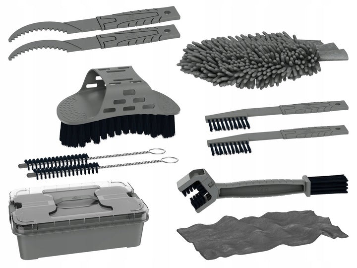 CRIVIT Professional bike cleaning tool set - 10 el.