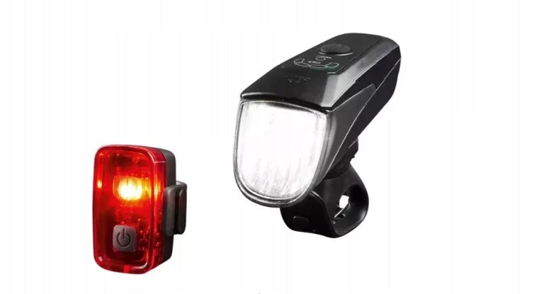 CRIVIT SET OF RECHARGEABLE LED BIKE LIGHTS