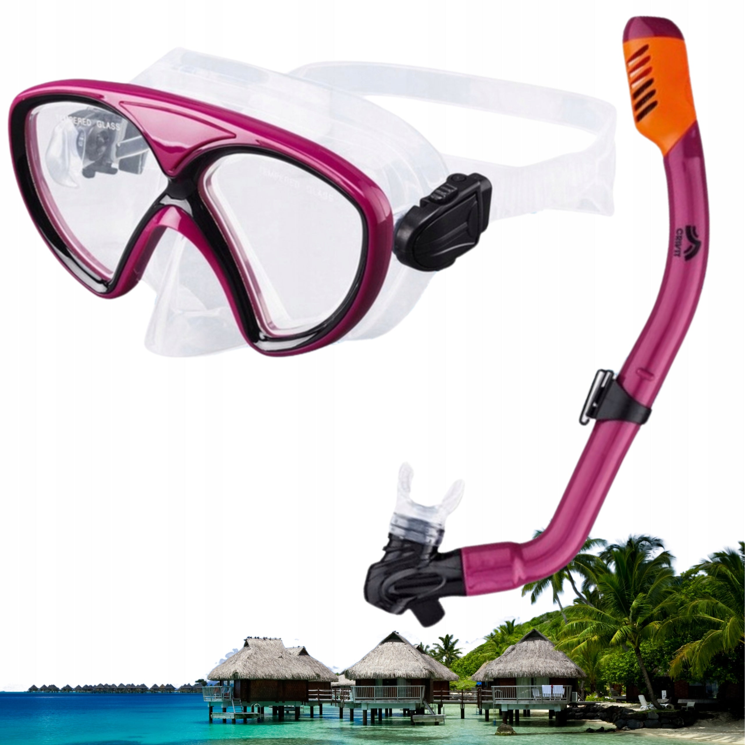 CRIVIT water glasses for children , diving mask with tube