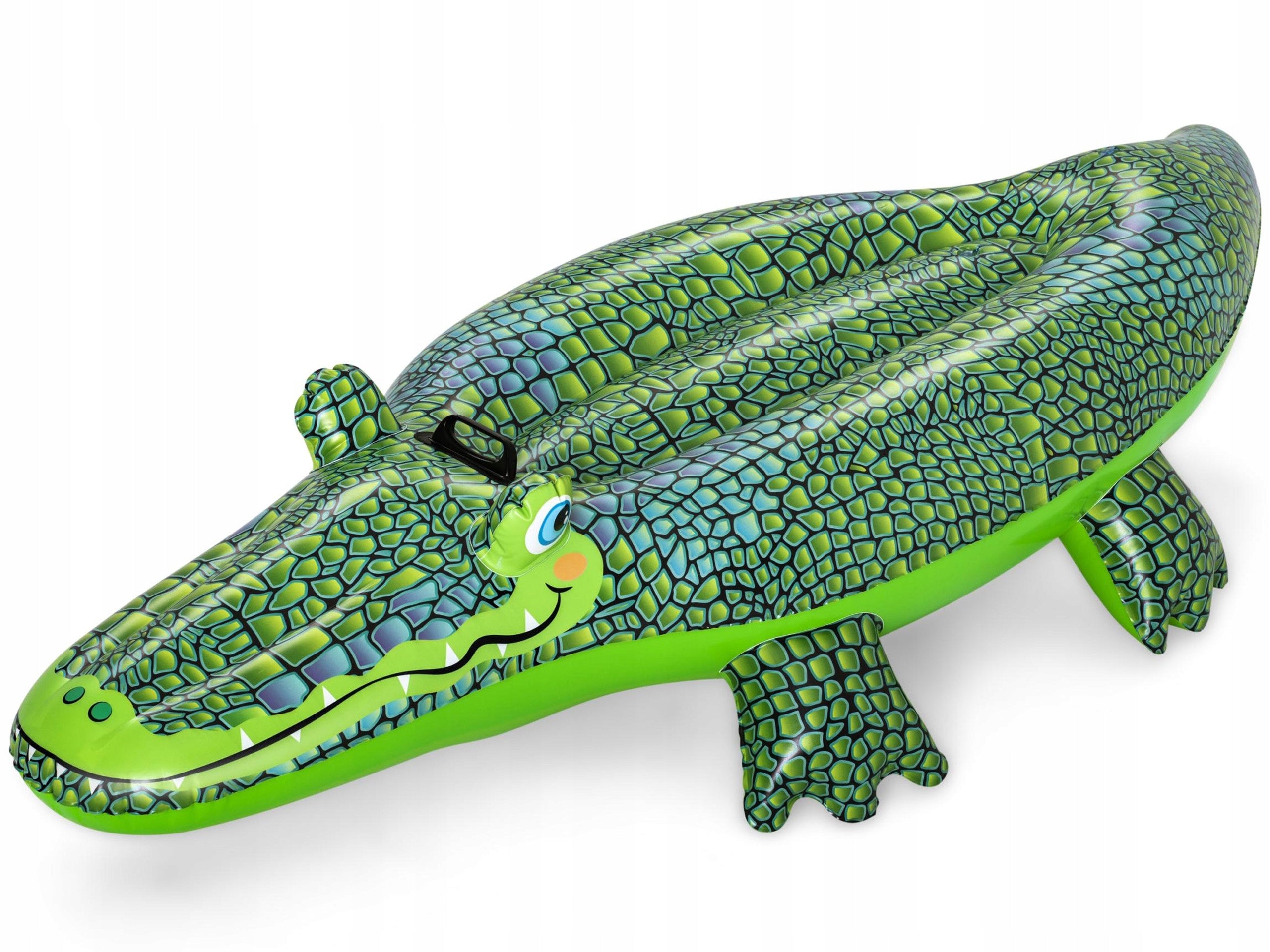 CROCODILE INFLATABLE SWIMMING TOY FOR POOL PONTOON FOR BEACH BY THE SEA Brand Bestway