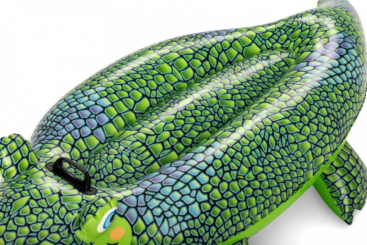 CROCODILE INFLATABLE SWIMMING TOY FOR POOL PONTOON FOR BEACH BY THE SEA Customs tariff code 95030095