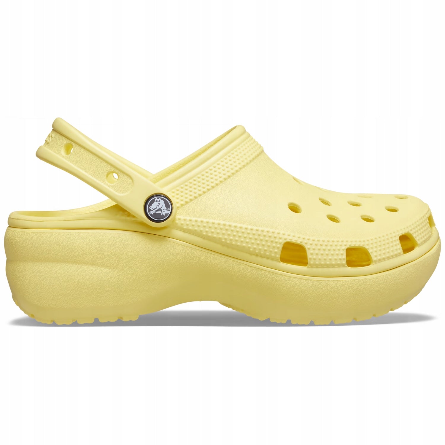 Hausschuhe für Damen Crocs™ Classic Platform Clog 133962, gelb 