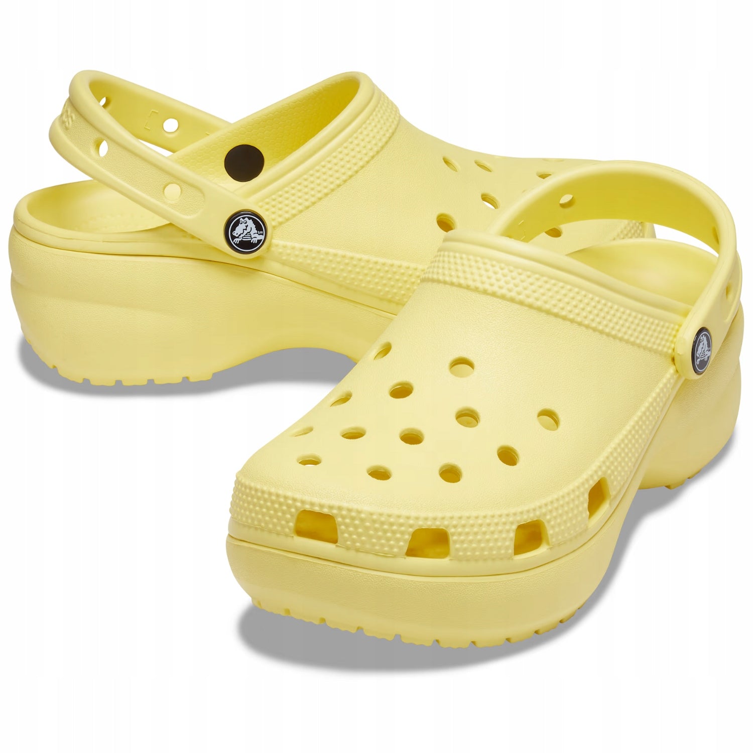 Hausschuhe für Damen Crocs™ Classic Platform Clog 133962, gelb 