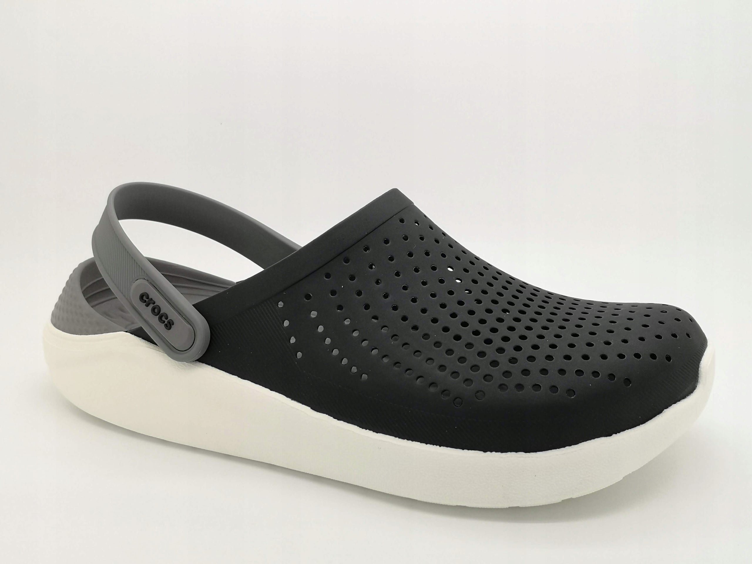 Crocs Damenschuhe Liter Ride Clog 204592-05M, Schwarz/Grau 