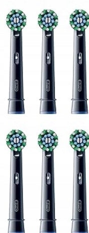 CROSS ACTION PRO BLACK ORAL-B TIPS FOR ELECTRIC TOOTHBRUSH 6 PCS EAN (GTIN) 8006540860229