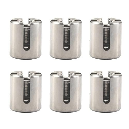 CROSS CABLE CLAMP M10 STAINLESS STEEL GARDEN ROPE 6 PCS STEEL Brand no brand