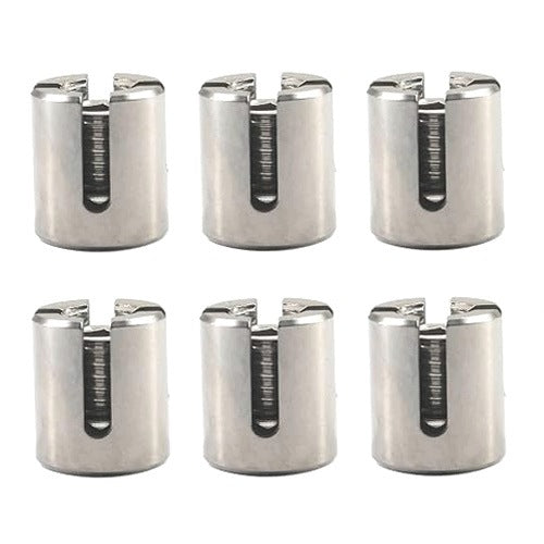 CROSS CABLE CLAMP M10 STAINLESS STEEL GARDEN ROPE 6 PCS STEEL