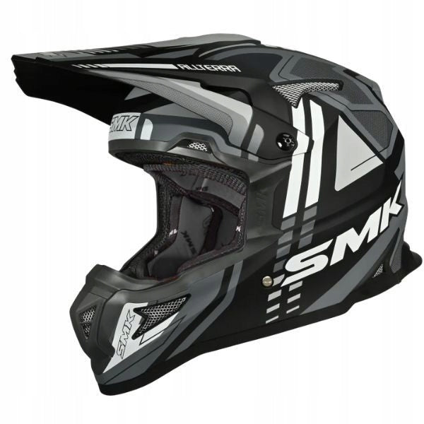 CROSS/ENDURO HELMET SMK ALLTERRA X-SPRINT WHITE BLACK GREY 2XL